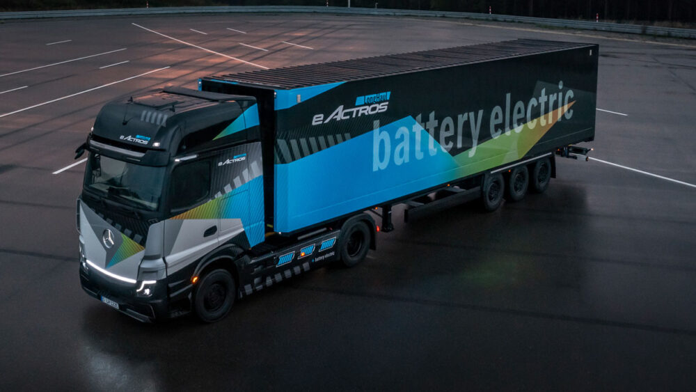Mercedes presents eActros LongHaul electric truck